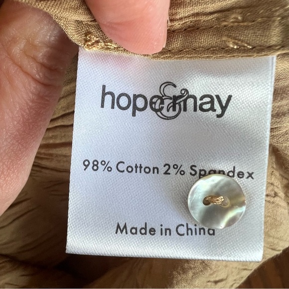 NWT Hope & May 2 Piece Gauzy Cotton Seeta Mini Skirt and Top Set Size M - Picture 9 of 11